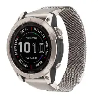 IMoshion Bracelet QuickFit Milanais - Connexion Garmin 22 mm - Taille L/XL - Starlight