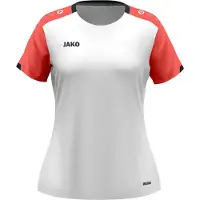Jako T-shirt femme Dynamic - 6170D, Couleur:blanc/coral/marine, Taille:L (42/44)