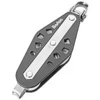 Barton Marine Fiddle Single Swivel Pulley With Rope Support 370kg 8 Mm Argenté 35 x 155 mm