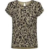 ONLY T-shirt 15317118-TRENCH in Brown color size small