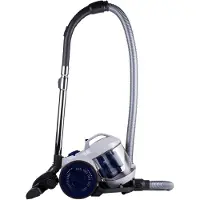 Dirt Devil Aspirateur sans sac DD2503 - Aspirateur 800W HEPA 12 filtres - avec brosse combinée, suceur pour fentes et embout pour meubles - bac de récupération des poussières 2,2 l