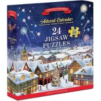 Eurographics Puzzle Calendrier de l'Avent - Souvenirs de Noël - 24 Puzzles - 26 à 50 pièces