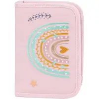 Baagl Trousse scolaire à un étage Arc-en-ciel rose