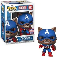 Funko POP! Captain America Capwolf Pop Blau Blau One Size