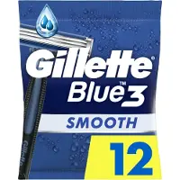 Gillette Blue3 - Rasoirs Jetables Douceur - 12 Pièces