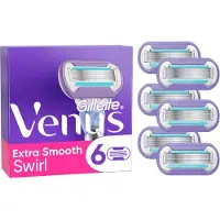 Gillette - Lames de rasoir Extra Smooth Swirl - 6 lames