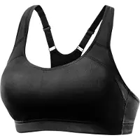 LASCANA Soutien-gorge de sport noir / blanc