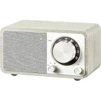 Sangean WR-7 Plus moonlight oak radio de table portable rétro avec Bluetooth