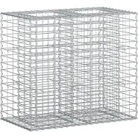 vidaXL Jardinière surélevée en gabions , couleur argent
