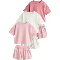 Next Pyjama rose / rose ancienne / blanc