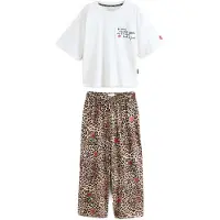 Rockett St George Pyjama moka / rouge sang / noir / blanc