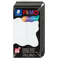 Staedtler 8042-0 Pâte à modeler Fimo prof 226 g, blanche