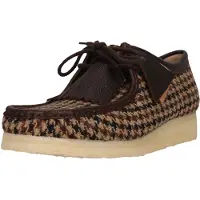 Clarks Chaussure à lacets 'Wallabee' beige / chocolat
