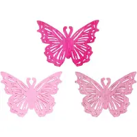 Viana Papillons décoratifs pour tables de printemps et compositions festives, 72 pièces