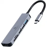 Gembird USB Typ-C 6-in-1 Multi-Port Adapter