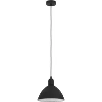 Eglo 43878, 1 ampoule, E27, IP20, Noir, Blanc