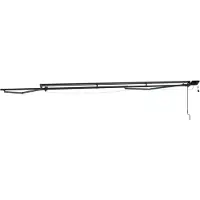 vidaXL Armature de store manuelle avec LED, anthracite, 4,5 × 3 m, aluminium