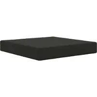vidaXL Coussin De Canapé D'extérieur 2 Pcs Noir Polyester