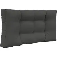 vidaXL Coussin de canapé d'extérieur 2 pcs Anthracite Polyester