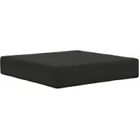 vidaXL Coussin De Canapé D'extérieur 3 Pcs Noir Polyester