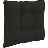 vidaXL Coussin De Canapé D'extérieur 3 Pcs Noir Polyester
