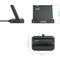 TooQ TQR-220B / USB 2.0 / Noir