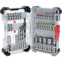 Bosch X-pro Screwdriver Bit Set 35 Pieces Argenté
