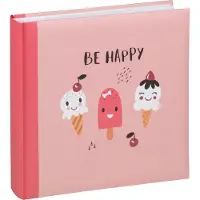 Walther design Be Happy 50 Pages Photo Album 26x25 Cm Rose