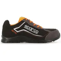 Sparco Chaussure basse S3 Sparco Nitro S24 - orange et noir - taille 44 - NITRO 07522 NRGR - 44