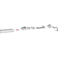 Dorma Kaba Arrêt pour glissière - pour ferme-porte TS 90