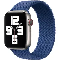 Apple Bracelet Solo tressé pour Watch | 38/40/41/42 mm - Taille 8 - Atlantic Blue