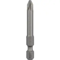 Bosch Accesorios Pz2 E 49 Mm Screwdriver Cross-shaped Bit 25 Units Argenté