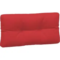 vidaXL Coussins de palette lot de 7 rouge tissu