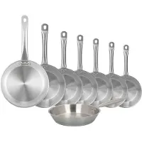 Wellhome Batterie De Cuisine 20/22/24/26/28/30/32/34 Cm 8 Pièces