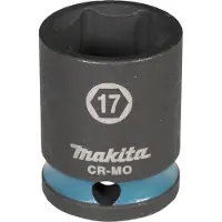 Makita E-15986 Clé à douille 3/8" SW17 Impact Black court