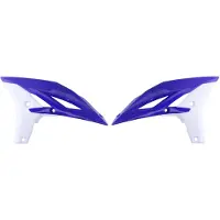 Cemoto Yamaha Yz250f 10-13/wr450f 12-15 Radiator Shrouds Blanc,Bleu
