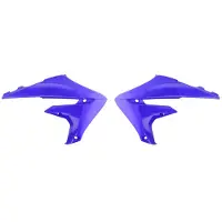 Cemoto Yamaha Yz250f/wr450f/yz450fx 19-23/yz250fx/wr250f 20-23/yz450f 18-22 Radiator Shrouds Bleu