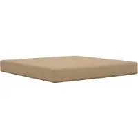 vidaXL Coussin De Canapé D'extérieur Taupe 80 X 80 X 8 Cm Polyester