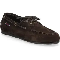 Sebago pour femme. 77124HW Mocassins en cuir Owen noir (39), Plat, Lacets, Casuel, Classique