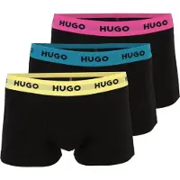 HUGO Lot de trois boxers courts avec taille à logo en jacquard
