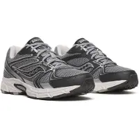 Saucony Baskets basses 'RIDE MILLENNIUM' gris argenté / gris foncé / noir