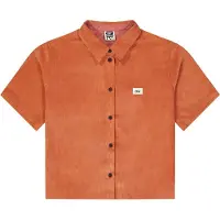 Picture Organic Clothing - Chemise boxy - Sesia Cord Shirt W Mango pour Femme - Taille S - Orange