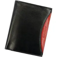 Rovicky Portefeuille homme richement garni en cuir naturel grainé RFID -