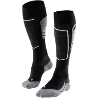 Falke SK4 Chaussettes de ski, Hommes, Noir-MIx
