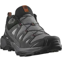 Salomon - Chaussures de randonnée journée - X Ultra 360 LTR Sharkskin/Asphalt/Caramel Cafe pour Homme en Cuir - Taille 44 2/3 - Gris