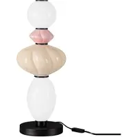 Lyora Lampe de table Oneta Blanc - Rose - Beige