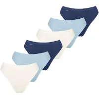 Sloggi Slip bleu clair / bleu foncé / blanc