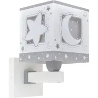 DALBER Applique grise Moonlight pour chambre d'enfant