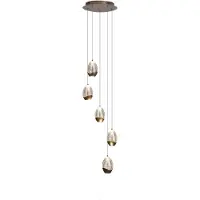 Searchlight Suspension design Seeds 5 lumières