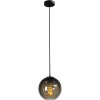 Masterlight Lampe suspendue noire Baloton 25 cm